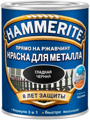 ХАММЕРАЙТ по ржавчине гладкая RAL1018 желтая 2л