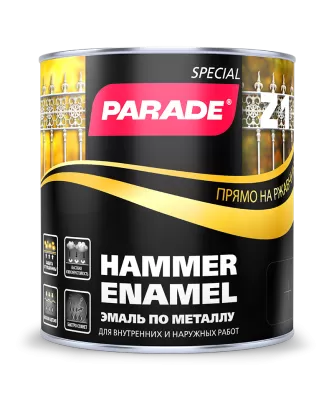 Эмаль по металлу Parade Z1 гладкая  RAL 9016, белая 0,75 л
