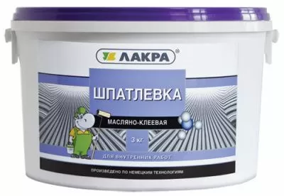 Шпатлевка масл-клеевая Лакра 15 кг