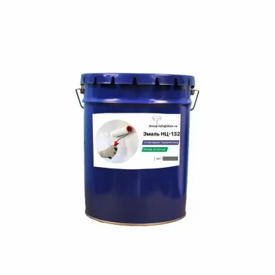 Эмаль НЦ-132 красная 25 кг