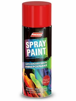 Эмаль аэрозольная PARADE Spray Paint RAL9005 Черный матовый, 520 мл./ 280гр.