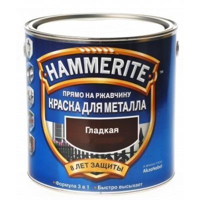 ХАММЕРАЙТ по ржавчине гладкая RAL7016 тёмно-серая 5л