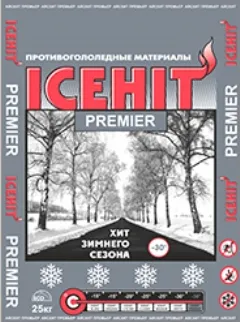 Реагент противогололедный ICEHIT Premier (АЙСХИТ ПРЕМЬЕР) до -31С, 25 кг